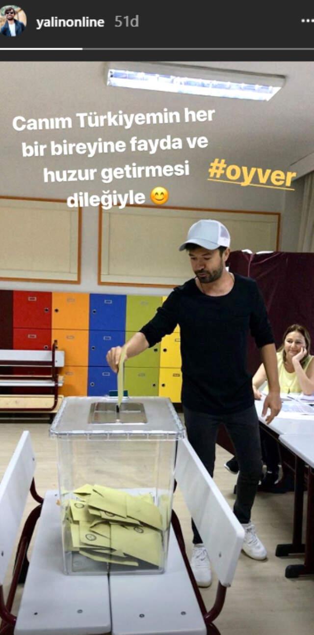 Oy Kullanan Ünlülerin Sandık Paylaşımları