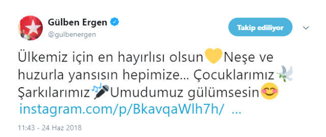 Ünlülerden Recep Tayyip Erdoğan'a Tebrik Mesajları Yağdı