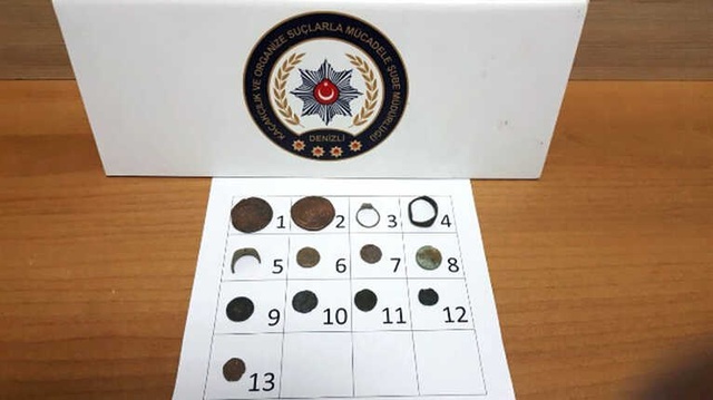 Denizli'de Tarihi Eser Kaçakçılarına Operasyon Düzenlendi