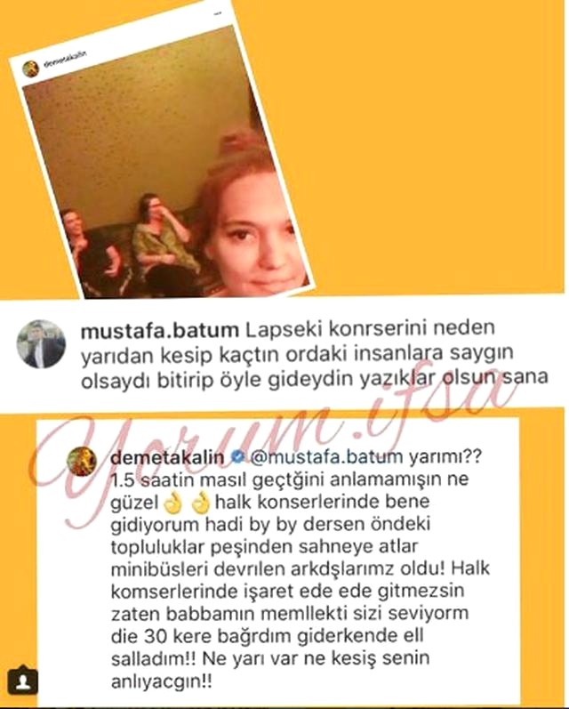 Demet Akalın Takipçisinin Yorumunu Görünce Çılgına Döndü