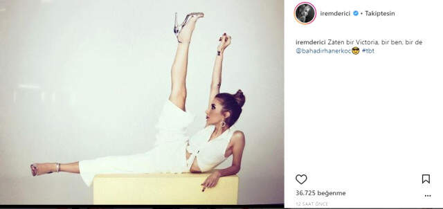 Ünlü Şarkıcı İrem Derici, Yaptığı Bacak Hareketiyle Yeni Bir Akım Başlattı. Ünlü Şarkıcı İrem Derici, Yaptığı Bacak Hareketiyle Yeni Bir Akım Başlattı