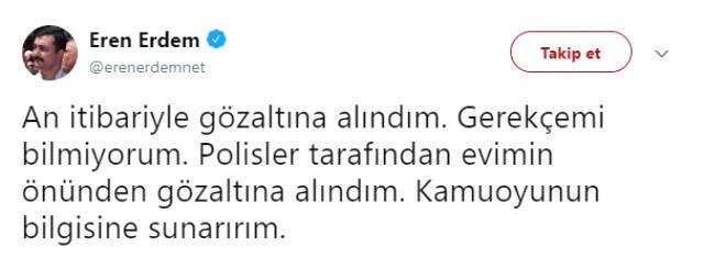 Eren Erdem Kimdir? Neden Tutuklandı?
