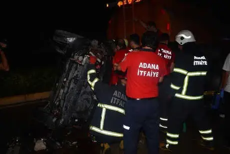 Aday Sürücünün Feci Ölümü: Önce Taksiye Ardından Su Tankerine Çarptı