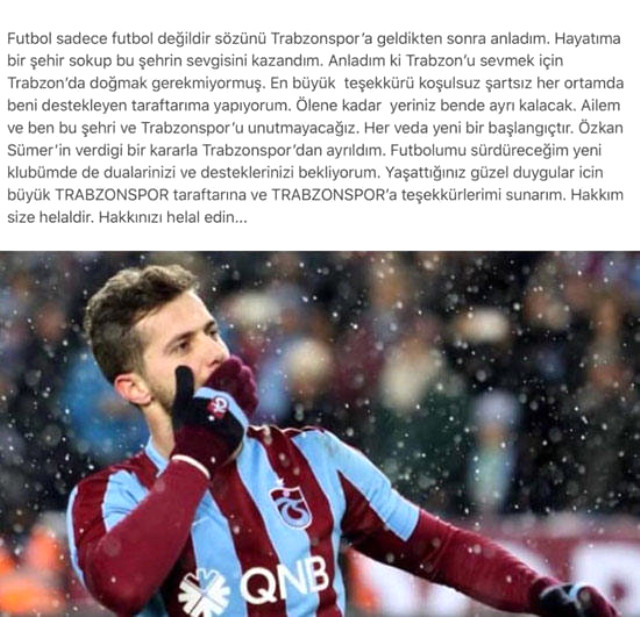 Uğur Demirok'tan Trabzonspor'a Duygusal Veda!