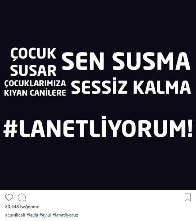 Acun Ilıcalı, Minik Eylül ve Leyla'nın Ölümüne Sessiz Kalmadı