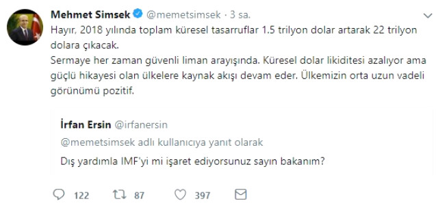 Mehmet Şimşek'ten Kritik Açıklama: Enflasyon ve Cari Açık Gibi Sorunlar Kökten Çözülür