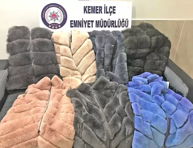 Antalya'da Temmuz Sıcağında Kürk Çalan Rus Turist Yakalandı