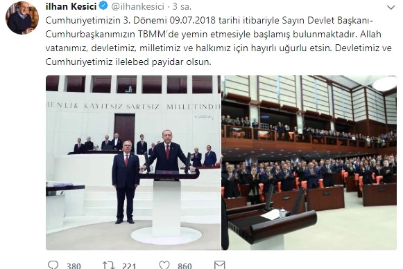 CHP'den Erdoğan'a İlk Tebrik: Allah Vatanımız İçin Hayırlı Etsin