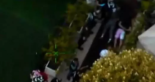 Adnan Oktar'ın 100 Odalı Sarayına Yapılan Baskın Anı, Polis Helikopteri Kamerasına Yansıdı