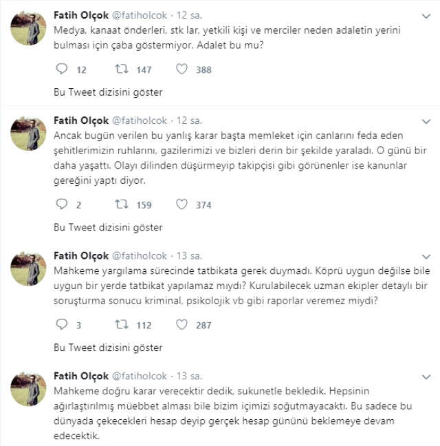 Erol Olçok'un Yeğeni, Şehitler Köprüsü Davasında Yaşananları Anbean Anlattı