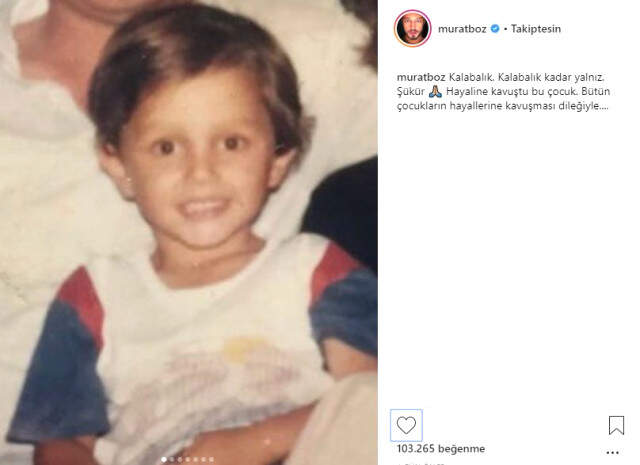 Ünlü Şarkıcı Murat Boz'un <a class='keyword-sd' href='/sosyal-medya/' title='Sosyal Medya'>Sosyal Medya</a> Hesabından <a class='keyword-sd' href='/cocukluk-2/' title='Çocukluk'>Çocukluk</a> Fotoğrafını Paylaştı
