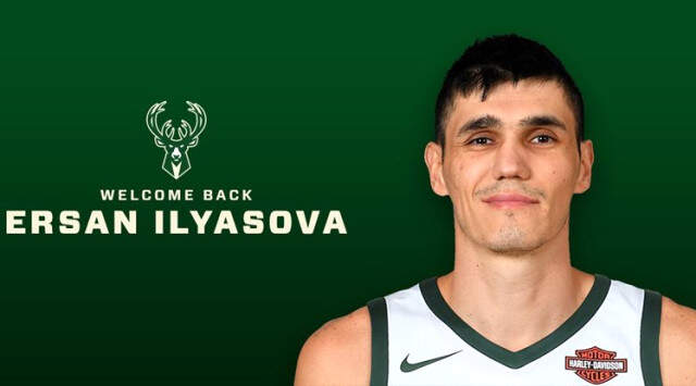 Milli <a class='keyword-sd' href='/basketbolcu/' title='Basketbolcu'>Basketbolcu</a> Ersan İlyasova, Eski Takımı Milwaukee Bucks ile Anlaştı