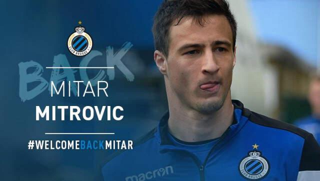 Belçika Takımı Club Brugge, Matej Mitrovic Transferini Açıkladı