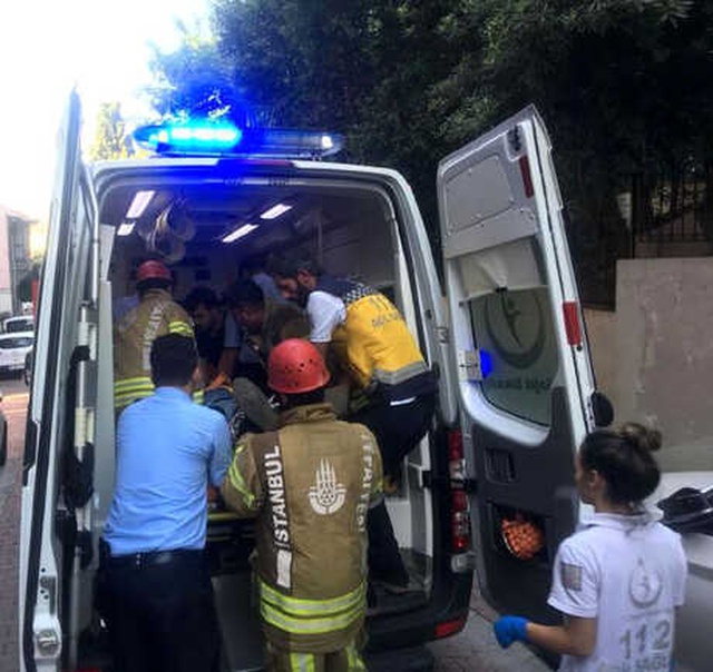 Beşiktaş'ta Arap Turist 4. Kattan Beton Zemine Çakıldı