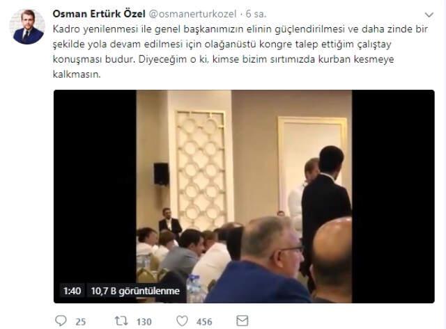 İYİ Parti'de Olağanüstü Kurultaya Neden Olan Konuşmanın Görüntüleri Ortaya Çıktı