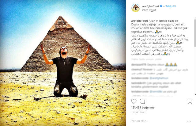 Kobra Yılanı Tarafından Isırılan İllüzyonist Aref'ten 'Sağlığıma Kavuştum!' Paylaşımı