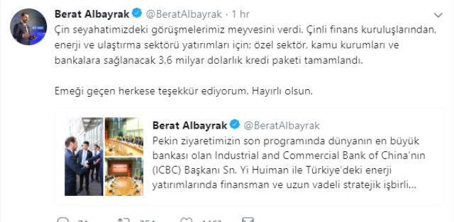 Bakan Albayrak'tan Enerji ve Ulaştırma Sektörü İçin Kredi Müjdesi! Bakan Albayrak'tan Enerji ve Ulaştırma Sektörüne Müjde: 3,6 Milyar Dolarlık Kredi Tamamlandı