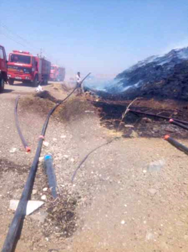 Gaziantep'te Çıkan Yangın Sonrası 250 Bin Lira Değerindeki Yem Kül Oldu