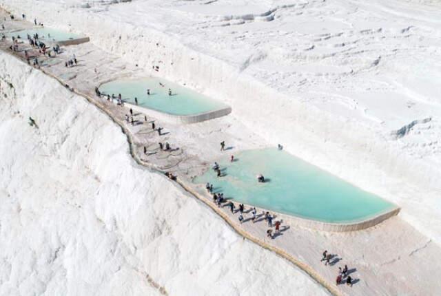 Pamukkale'deki 