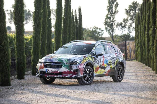 Subaru XV Sanat Eserine Dönüştürüldü