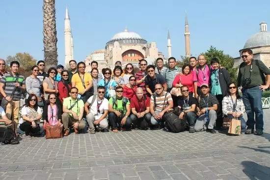 Sultanahmet'e Turist Akını