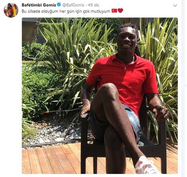 Bafetimbi Gomis: Türkiye'de Olduğum İçin Çok Mutluyum