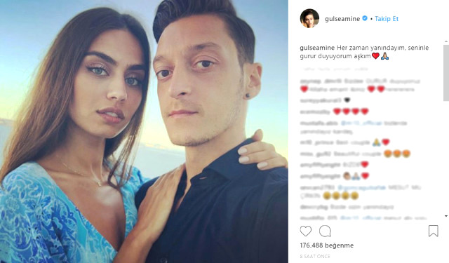 Alman Milli Takımı'nı Bırakan Mesut Özil'in Sevgilisi Amine Gülşe'nin, Sırtına Yaptırdığı Dövme Yıllar Sonra Farkedildi