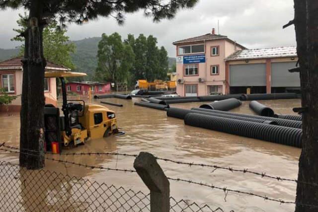Ordu'daki Sel Felaketinde Yıkılan Cevizdere Köprüsü'ndeki Tahribat Havadan Görüntülendi
