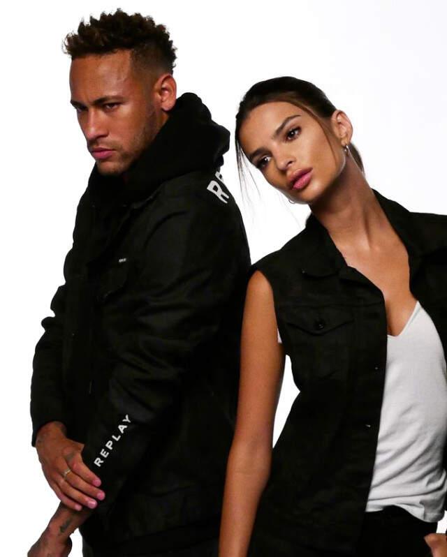 Hiçbir Kadınla Fotoğraf Paylaşmayan Neymar, Geleneği Ünlü Model Emily Ratajkowski ile Bozdu