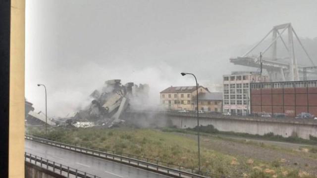 İtalya'da,35 Kişinin Öldüğü Köprü Faciasından İlk Görüntüler