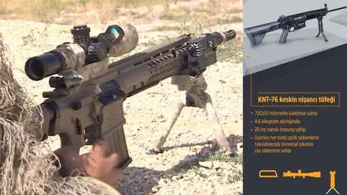 Türkiye'nin Yeni Milli <a class='keyword-sd' href='/keskin/' title='Keskin'>Keskin</a> Nişancı Tüfeği Göreve Hazır