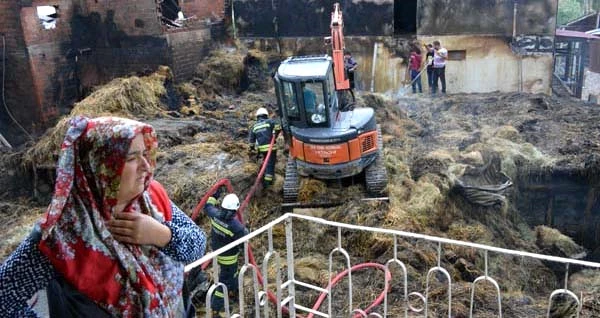 Erzurum'da Çıkan Yangın Sonrası Acı Bilançonun Görüntüleri Ortaya Çıktı