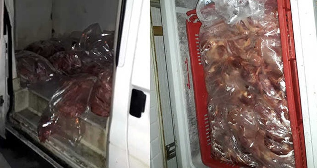 Mersin'de 1,5 Ton Kokmuş Tavuk Eti Ele Geçirildi