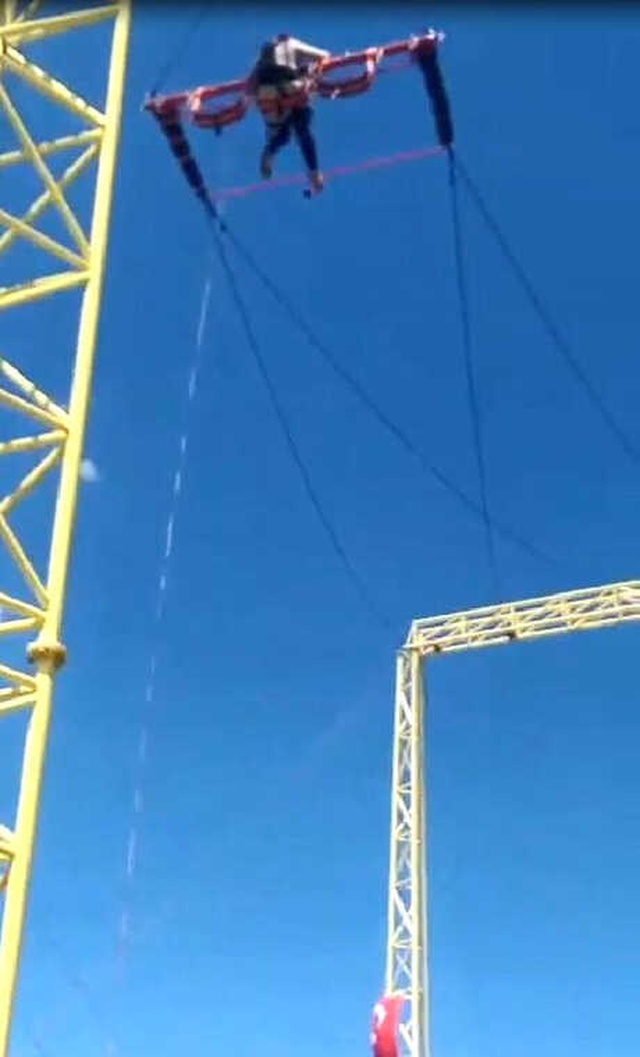 Macera Parkındaki Dev Salıncaktan Düşen Cezayirli Kadının Öldüğü Anlar Kamerada