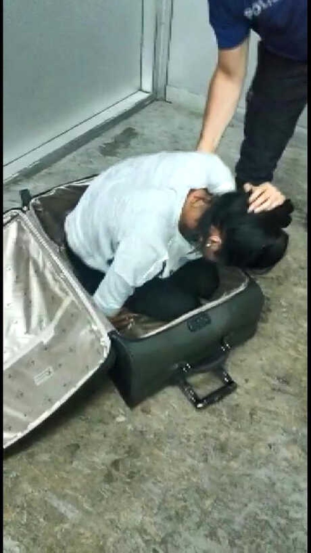 Sınır Kapısında Valizden Kadın Çıktı