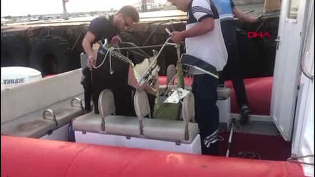 İstanbul'da Düşen Helikopterin Kuyruk Parçaları Kıyıya Çıkartıldı