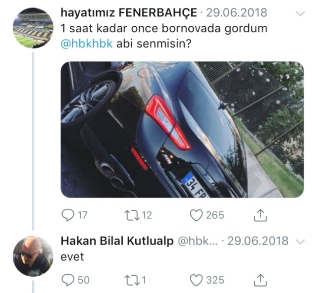 Fenerbahçe'nin Eski Yöneticisi Hakan Bilal Kutlualp'ın Otomobili Gelin Arabası Oldu