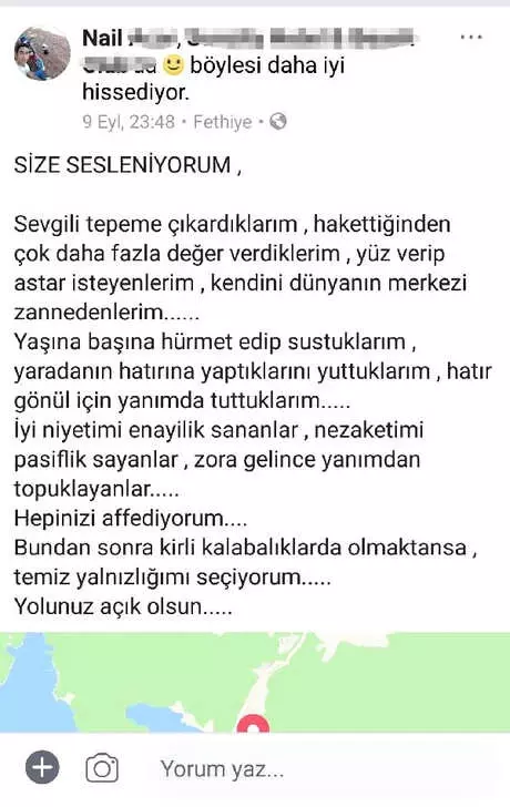 Muğla'da 24 Yaşındaki Genç, Sosyal Medyada, 