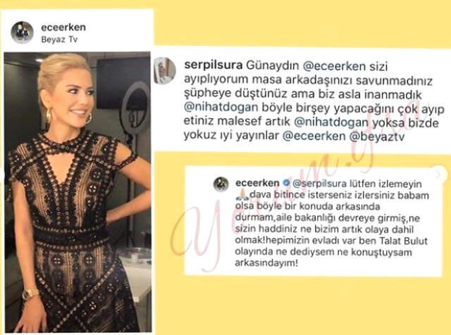 Ece Erken, İki Kız Çocuğunu Alıkoyduğu İddia Edilen Nihat Doğan'a Tepki Gösterdi