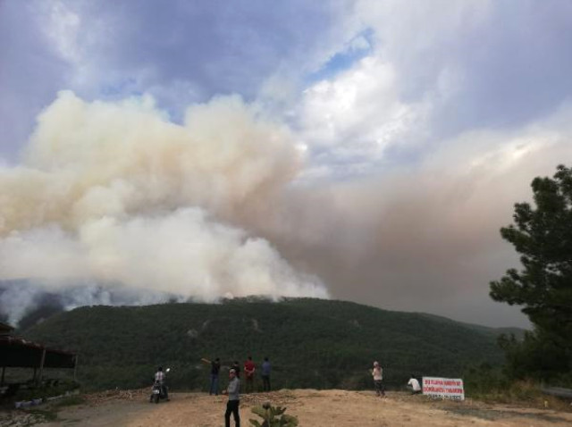 Hatay'daki Orman Yangını, Yerleşim Yerlerini Tehdit Ediyor