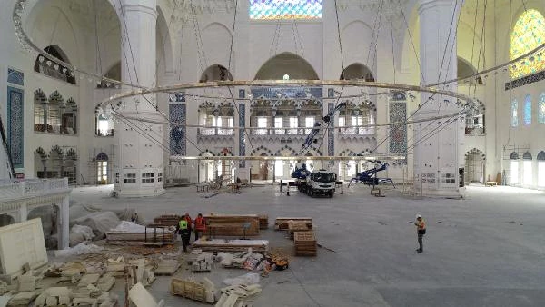 Çamlıca Camii İnşaatında Sona Gelindi, Mabet Havadan Görüntülendi