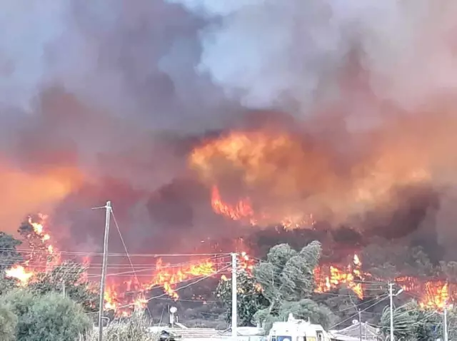 Antalya'yı Alevler Sarıyor! Yangının Felaketi Objektiflere Yansıdı
