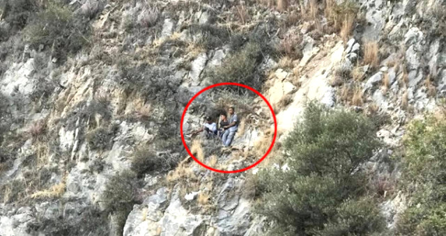 Aydın'da Doğa Gezintisine Çıkan 4 Kişi Kayalık Alanda Mahsur Kaldı