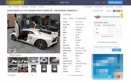 Kenan Sofuoğlu'nun, Lamborghini Marka Otomobili Satışa Çıktı
