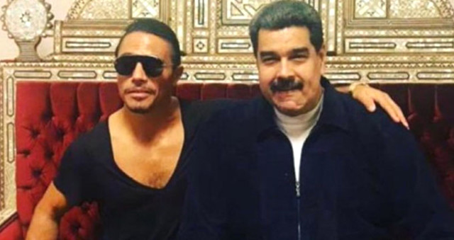 Ülkesi Ekonomik Krizde Olan Devlet Başkanı Nicolas Maduro'nun Nusret'te Et Yemesi Halkı Ayaklandırdı