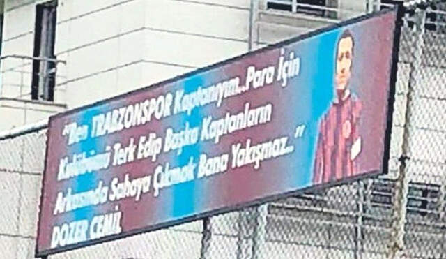 Trabzonspor, Tesislerin Girişine Dozer Cemil Lakaplı Cemil Usta'nın Unutulmaz Sözünü Astı