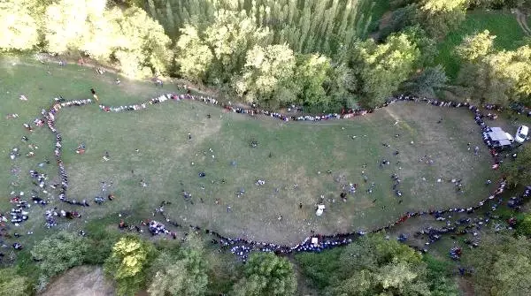 Şırnak'ta Yapılan Aşiret Düğününde Halay ile Türkiye Haritası Oluşturuldu