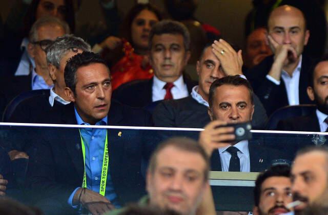 Beşiktaş Başkanı Fikret Orman, Karşılaşmayı Ali Koç ile Birlikte İzledi