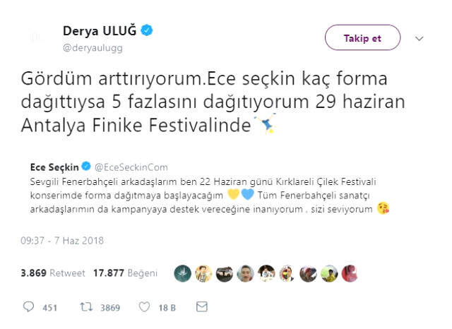 Derya Uluğ'dan Fenerbahçe İsyanı! Şarkıcı Derya Uluğ, Maçı Kazanamayan Fenerbahçe'ye İsyan Etti