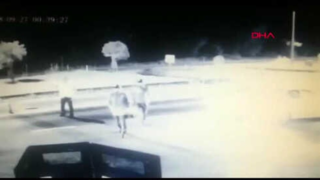 Alkollü Sürücünün Polise Çarptığı Anlar Anbean Kaydedildi